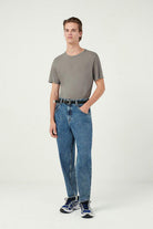 American Vintage-Devon Vintage Grey T-shirt-T-Shirts-2-roqelvaxirum.shop