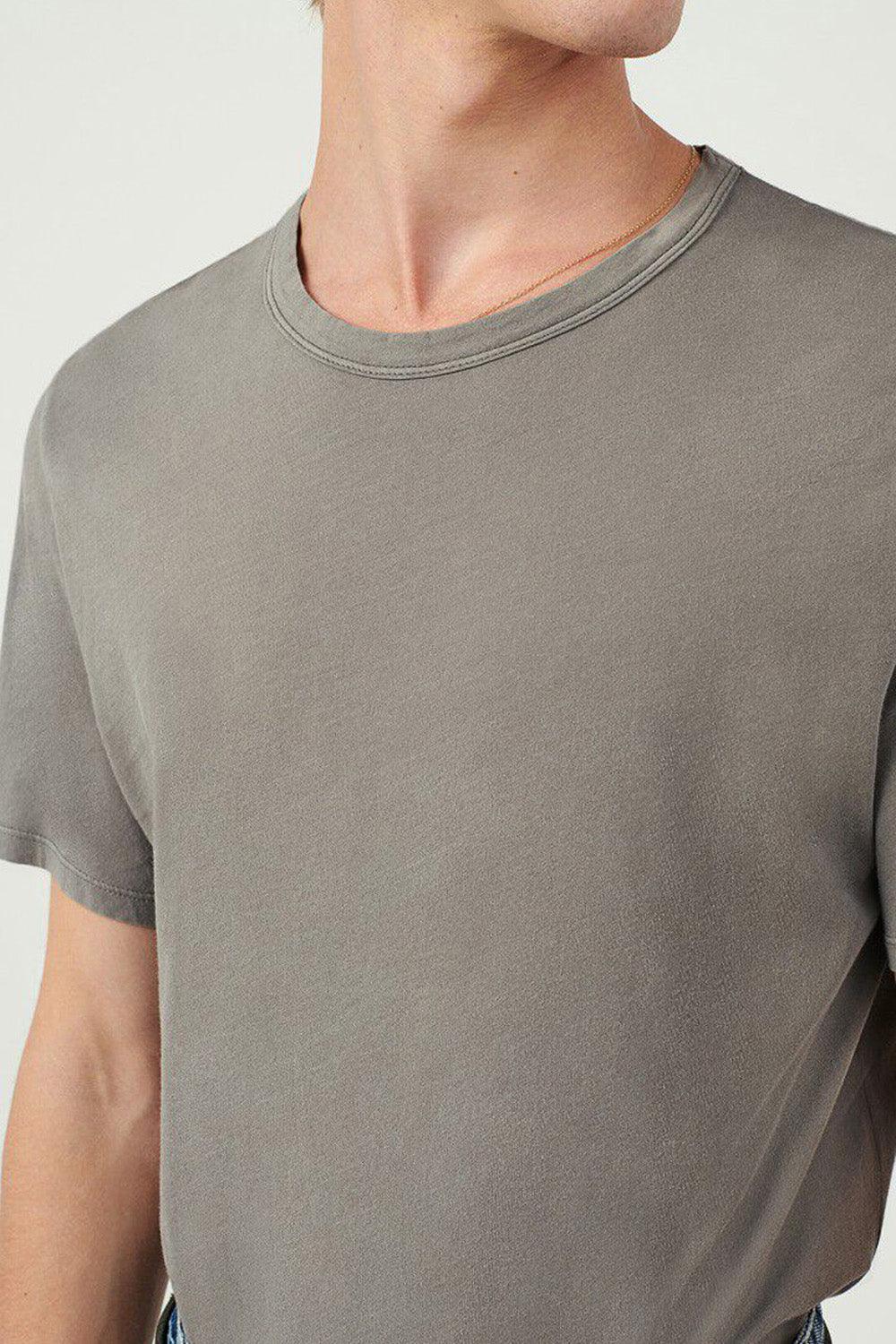 American Vintage-Devon Vintage Grey T-shirt-T-Shirts-5-roqelvaxirum.shop