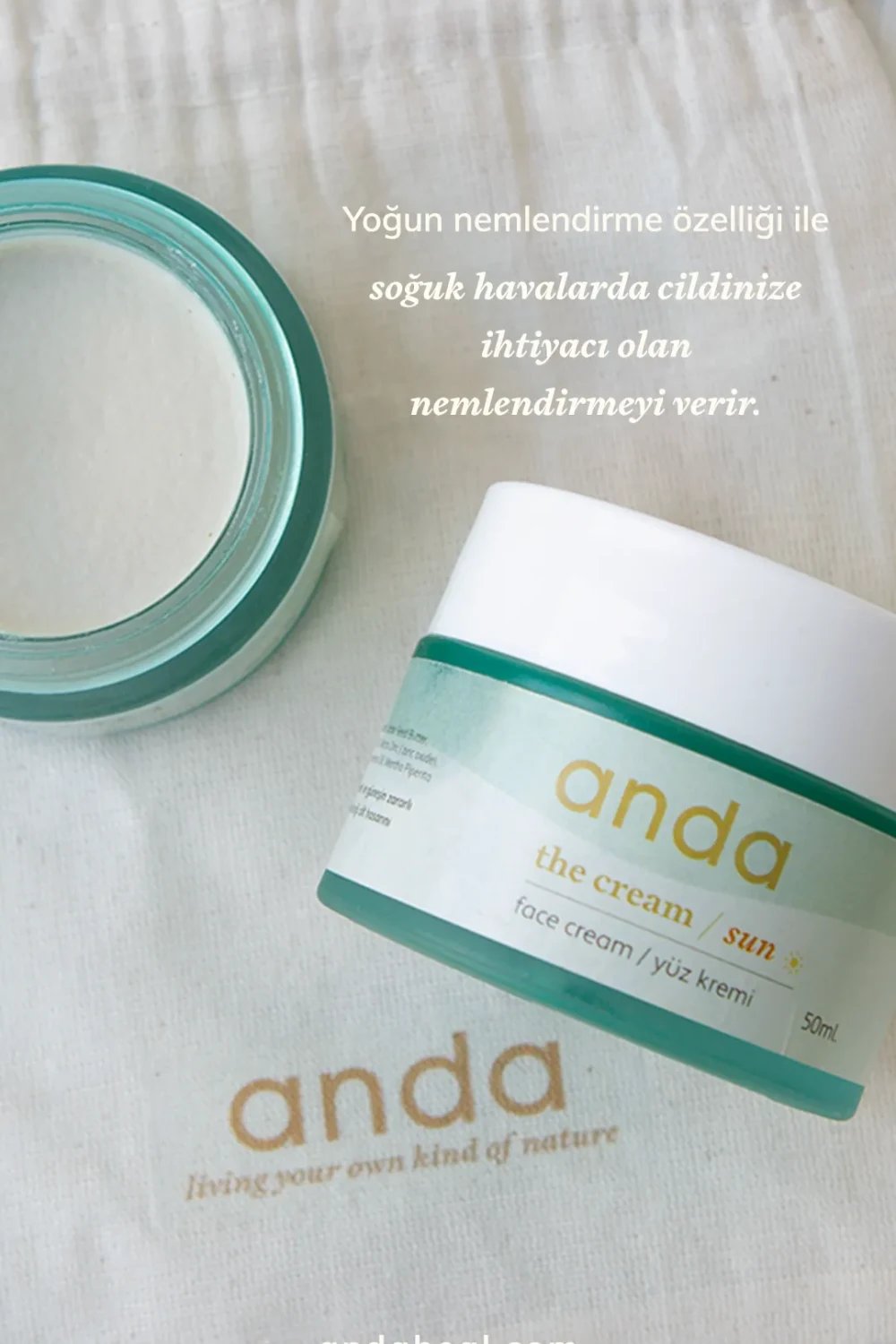 Anda Heal-The Cream Sun - Spf 50+ Güneş Korumalı Nemlendirici Krem-Güneş Koruyucu-1-roqelvaxirum.shop
