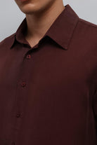 Antioch-Antioch Bordo Teknik Regular Fit Erkek Gömlek-Gömlek-7-roqelvaxirum.shop