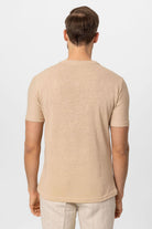 Antioch-Bej V Yaka Basic Erkek T Shirt-T-Shirts-7-roqelvaxirum.shop
