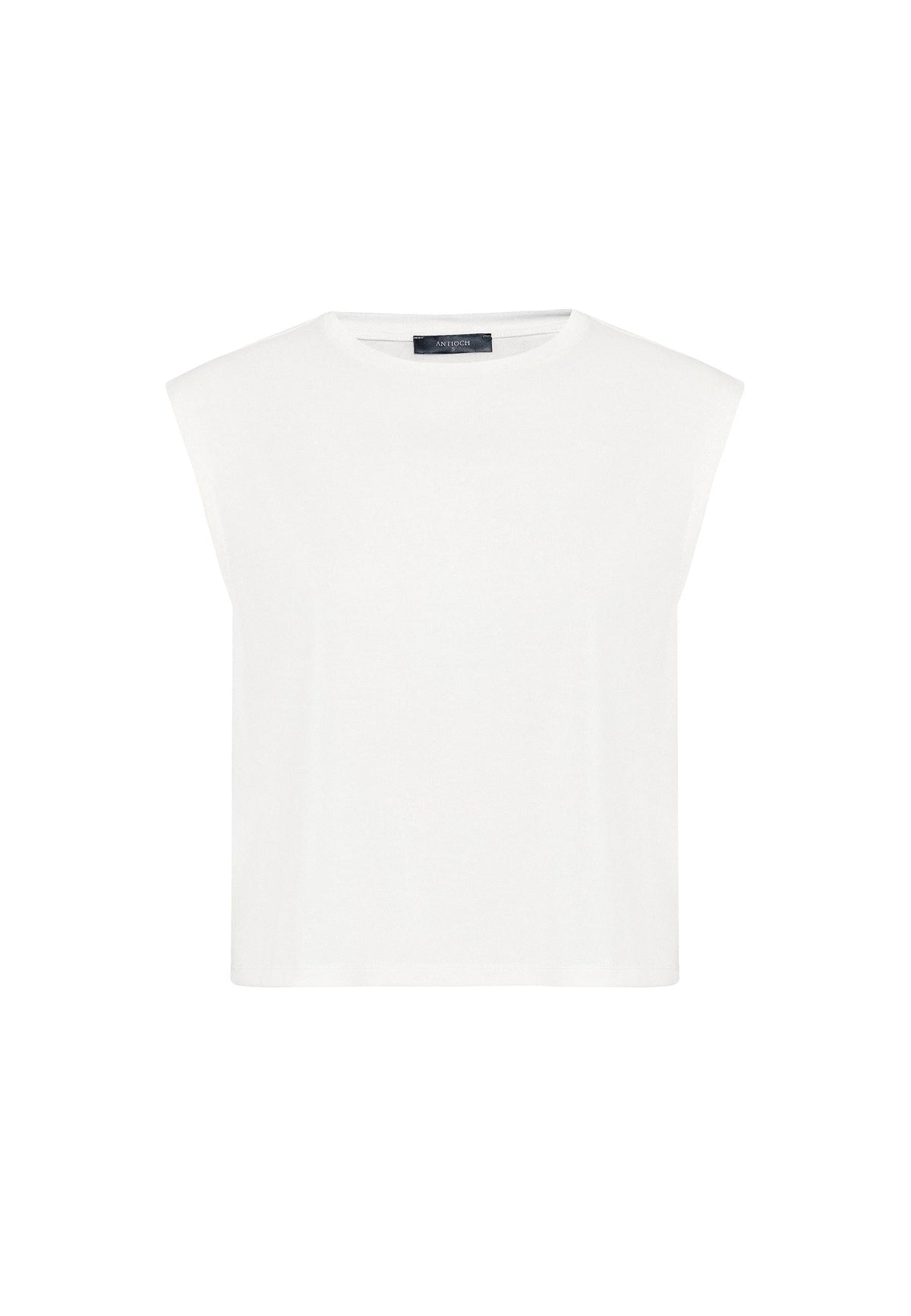 Antioch Beyaz Modal Kumaş Kadın T-Shirt