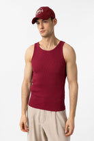 Antioch-Bordo Slim Fit Erkek Atlet-Atlet-3-roqelvaxirum.shop