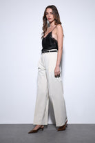 Antioch-Antioch Ekru Geniş Paça Kadın Pantolon-Kumaş Pantolon-3-roqelvaxirum.shop