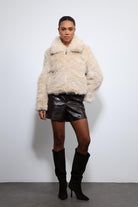 Antioch-Ekru Peluş Görünümlü Mont-Mont-1-roqelvaxirum.shop