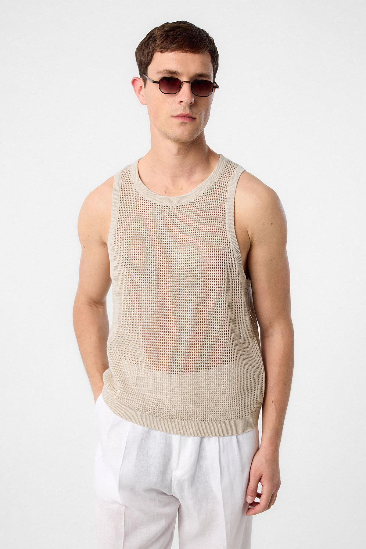 Antioch-Ekru Triko Erkek Atlet-Atlet-1-roqelvaxirum.shop
