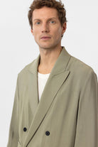 Antioch-Haki Relax Fit Diagonel İnce Erkek Blazer Ceket-Blazer Ceket-5-roqelvaxirum.shop