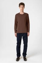Antioch-Kahve Relaxed Fit Basic Erkek T Shirt-T-Shirts-2-roqelvaxirum.shop