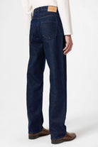 Antioch-Koyu Lacivert Yüksek Bel Relaxed Fit Erkek Kot Pantolon-Kot Pantolon-6-roqelvaxirum.shop