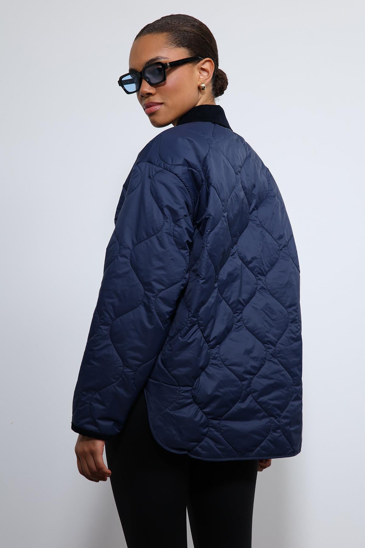 Antioch-Lacivert Kontrast Yaka Desenli Mont-Mont-6-roqelvaxirum.shop