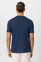 Antioch-Lacivert V Yaka Basic Erkek T Shirt-T-Shirts-5-roqelvaxirum.shop