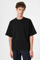 Antioch-Siyah Crop Fit Erkek T Shirt-T-Shirts-2-roqelvaxirum.shop
