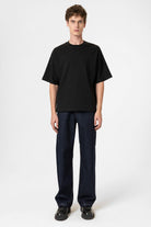 Antioch-Siyah Crop Fit Erkek T Shirt-T-Shirts-3-roqelvaxirum.shop