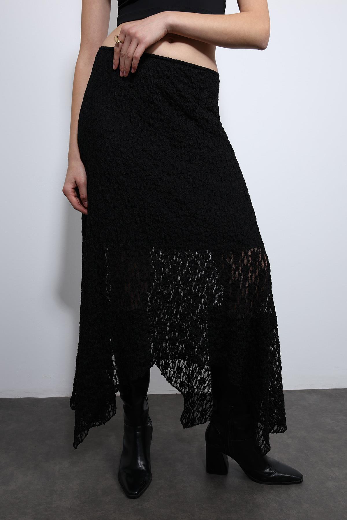 Antioch-Siyah Dantel Midi Etek-Etek-6-roqelvaxirum.shop
