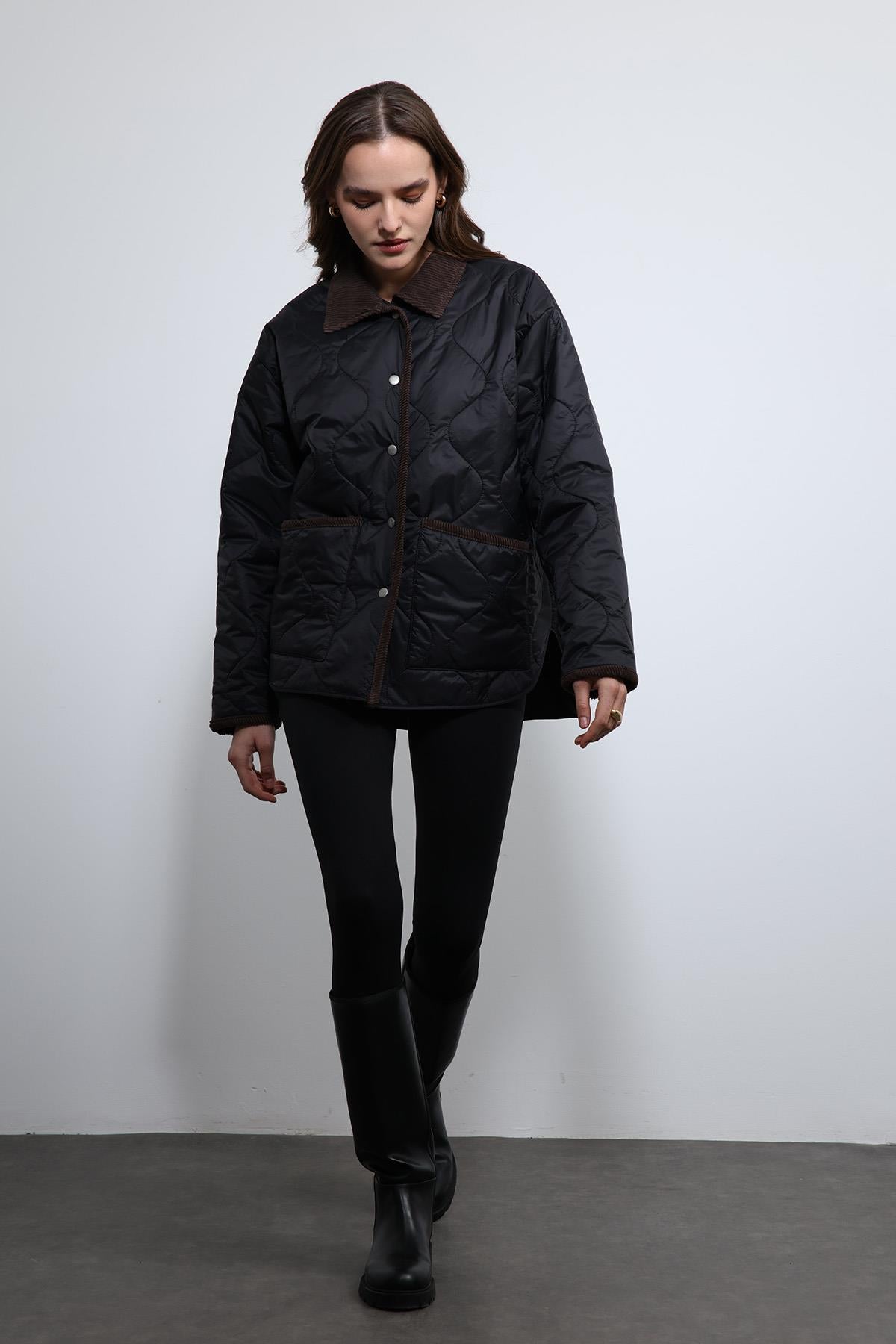 Antioch-Siyah Kontrast Yaka Desenli Mont-Mont-2-roqelvaxirum.shop