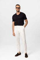 Antioch-Siyah V Yaka Basic Erkek T Shirt-T-Shirts-2-roqelvaxirum.shop