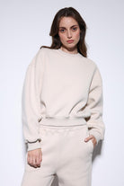 Antioch-Taş Basic Kadın Sweatshirt-Sweatshirt-3-roqelvaxirum.shop