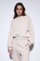 Antioch-Taş Basic Kadın Sweatshirt-Sweatshirt-4-roqelvaxirum.shop