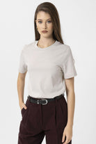 Antioch-Taş Kadın Bisiklet Yaka Basic T Shirt-T-Shirts-3-roqelvaxirum.shop