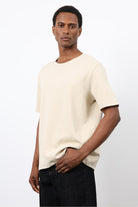 Antioch-Taş Regular Fit Basic Erkek T Shirt-T-Shirt-2-roqelvaxirum.shop