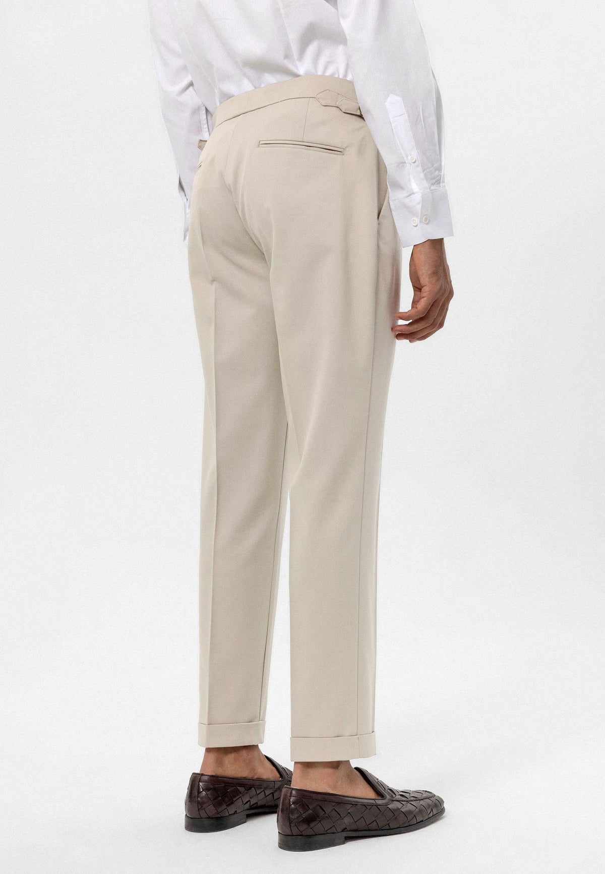 Antioch-Taş Yüksek Bel Regular Fit Erkek Pantolon-Kumaş Pantolon-6-roqelvaxirum.shop