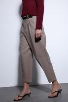 Antioch-Antioch Vizon Pensli Kadın Pantolon-Kumaş Pantolon-2-roqelvaxirum.shop