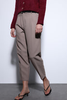Antioch-Antioch Vizon Pensli Kadın Pantolon-Kumaş Pantolon-3-roqelvaxirum.shop