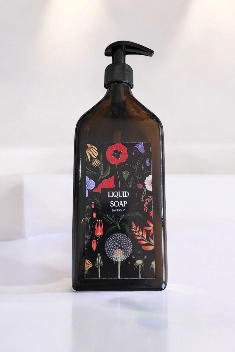Arienel-Sıvı Sabunluk | Art Collection | Botanical | Amber Cam-Sabunluk-1-roqelvaxirum.shop