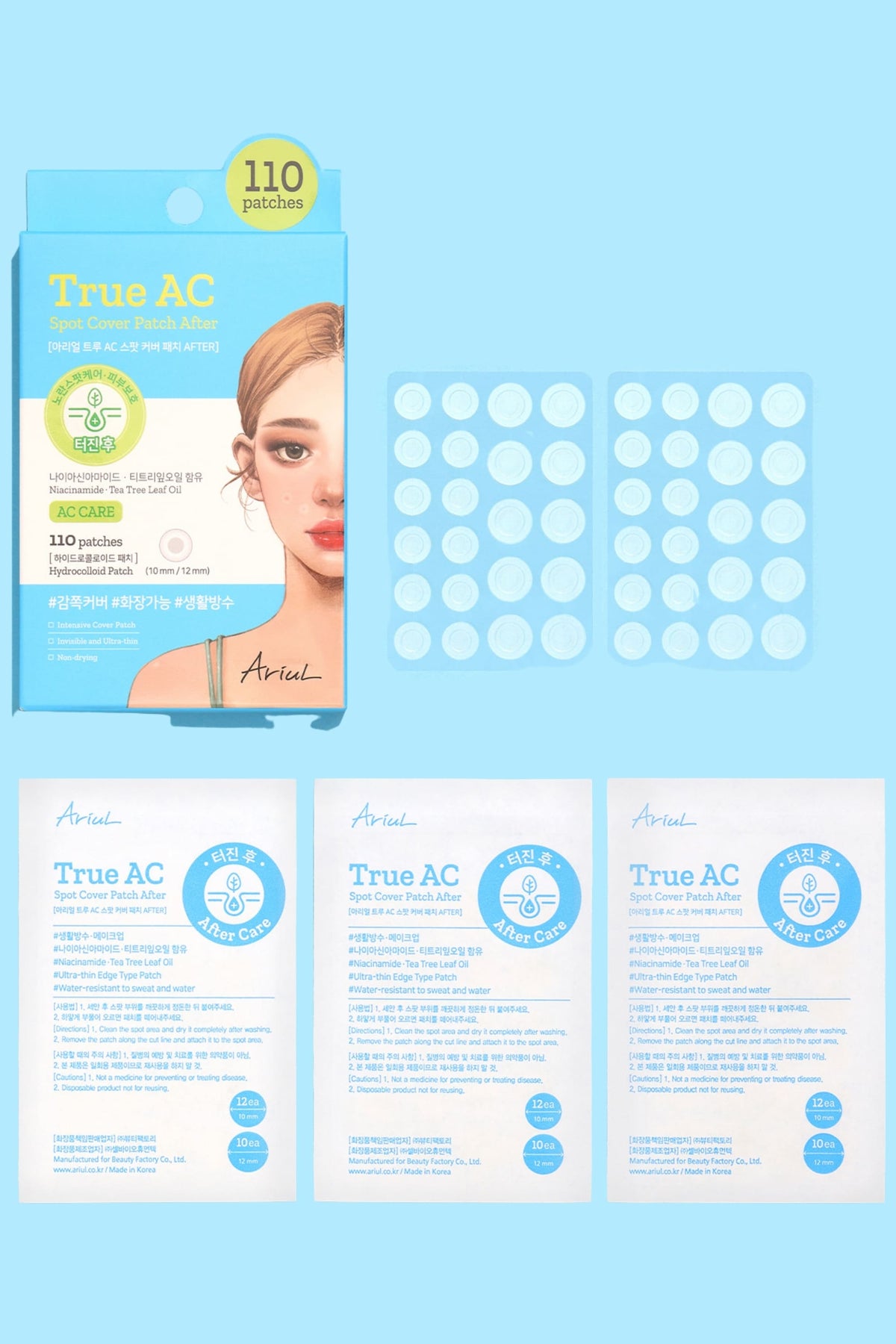 Ariul-True Ac Spot Cover Patch After - Akne Sonrası İz Karşıtı Sivilce Bandı-4-roqelvaxirum.shop