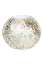 Sedefli 3'lü Tealight Top Mumluk Deniz Kabuğu Kaplama 8-9-11 Cm - 2