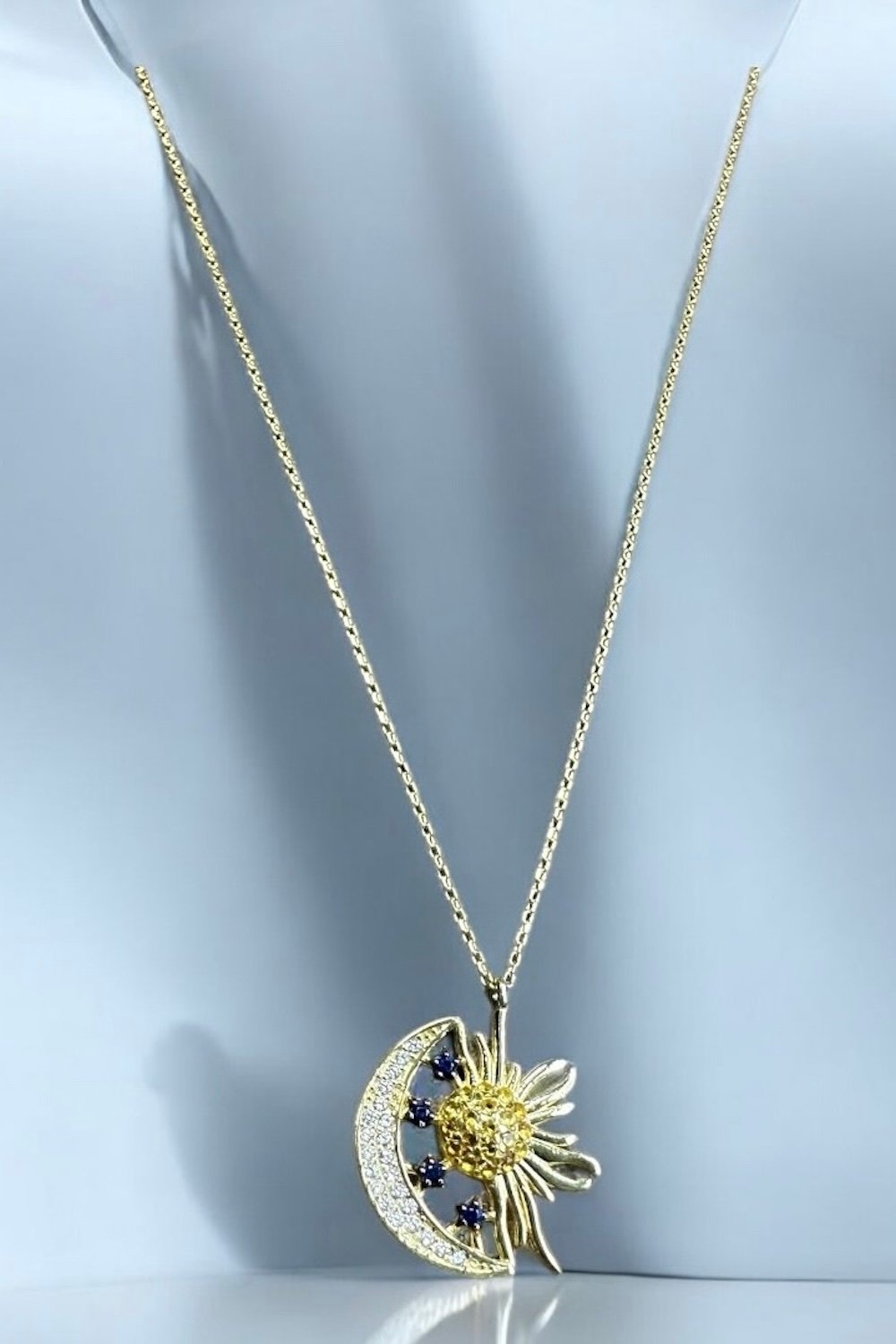 Arven’s World by Aylin Işıklı-Ay / Güneş Gold Kolye-Kolye-3-roqelvaxirum.shop