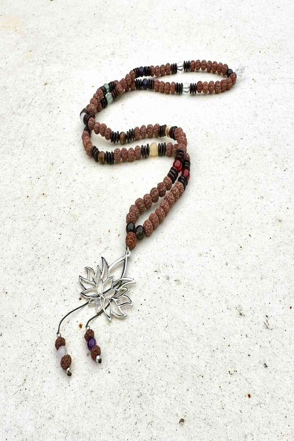 Arven’s World by Aylin Işıklı-Rudraksha Çakra Mala Kolye-Kolye-1-roqelvaxirum.shop