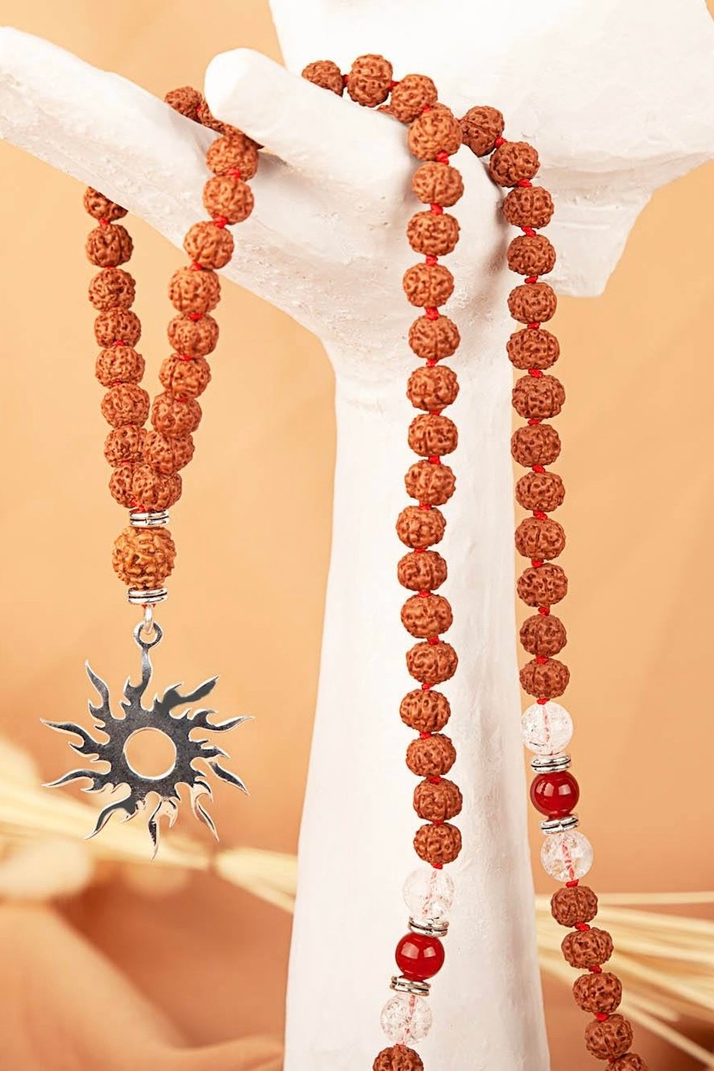 Arven’s World by Aylin Işıklı-Rudraksha Güneş Mala Kolye-Kolye-3-roqelvaxirum.shop
