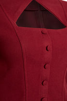 Ash. More Than Wear-Bordeaux Chic Blouse-Bluz-2-roqelvaxirum.shop
