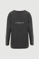 Assemblage Studios-Assemblage Studios Logo Long Sleeve Tee - Back Print-Kazak & Triko-1-roqelvaxirum.shop