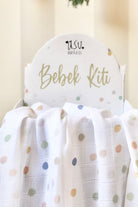 Asu Baby&Kids-Color Dot Organik Bambu Pamuk Müslin 80X120Cm-Müslin Bebek Örtüsü-2-roqelvaxirum.shop