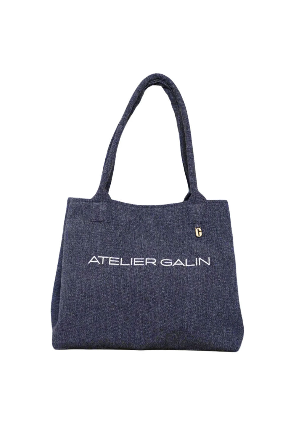 Atelier Galin-Vela Tote Bag N°1 - Azure-Omuz Çantası-1-roqelvaxirum.shop
