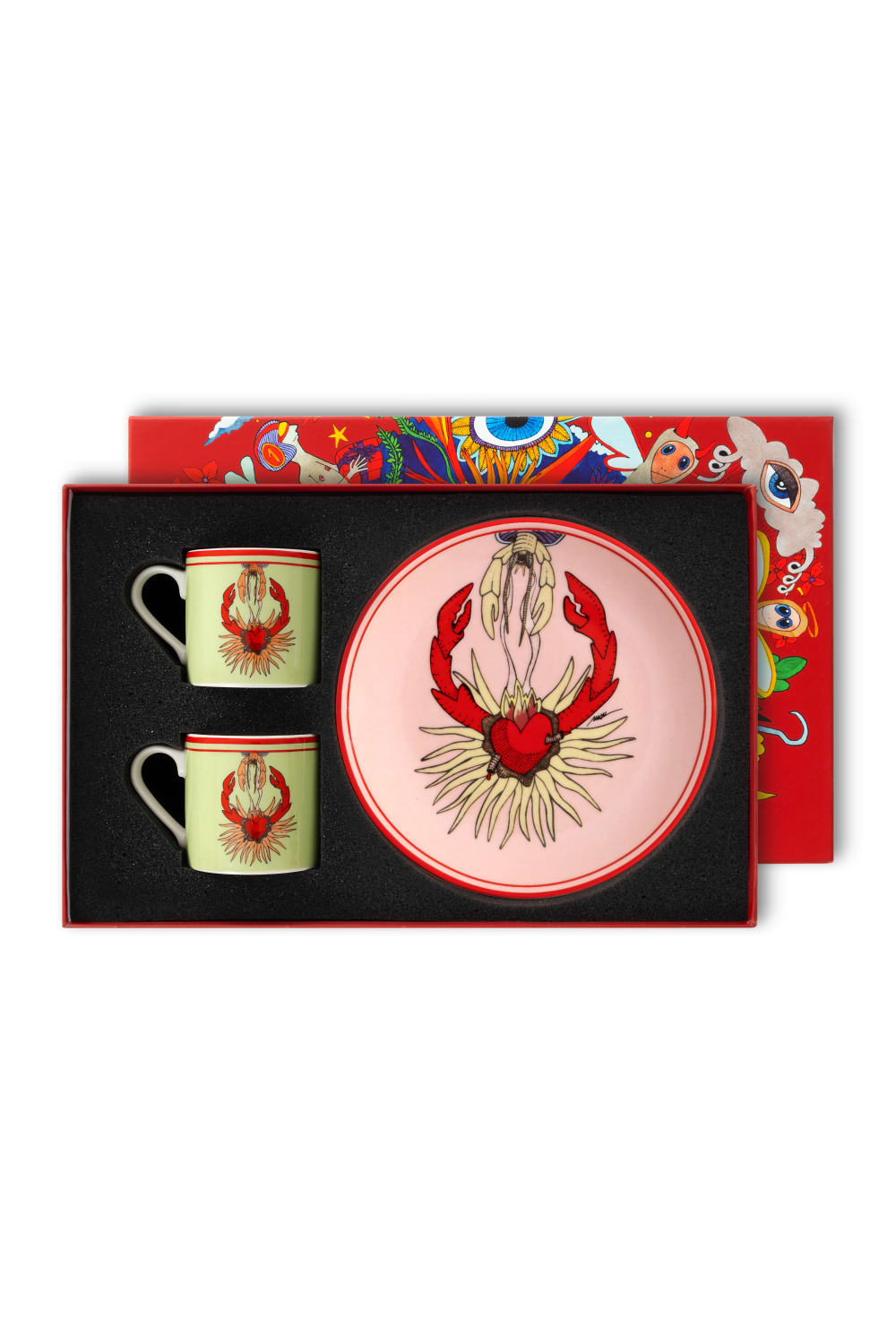 Atölye Sır-I Believe In Good 6lı Kahve Tatlı Set Yengeç-Kahve Fincanı-1-roqelvaxirum.shop