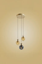 Atolye Store-Globe Pirinç Detaylı Üçlü Set Yuvarlak-Avize-8-roqelvaxirum.shop