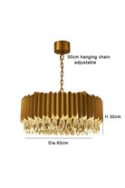 Atolye Store-Mızraklı Pirinç Eskitme Avize-Avize-3-roqelvaxirum.shop