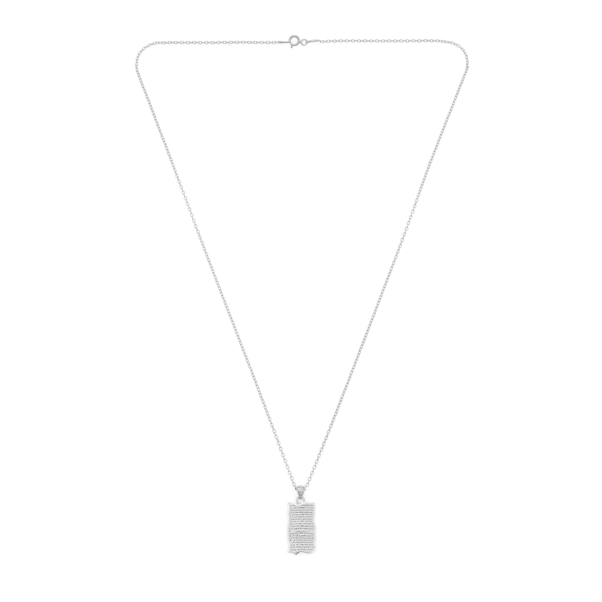 Ethelwulf Will Necklace In Silver