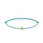 Blue Padel Chance Bracelet In Gold