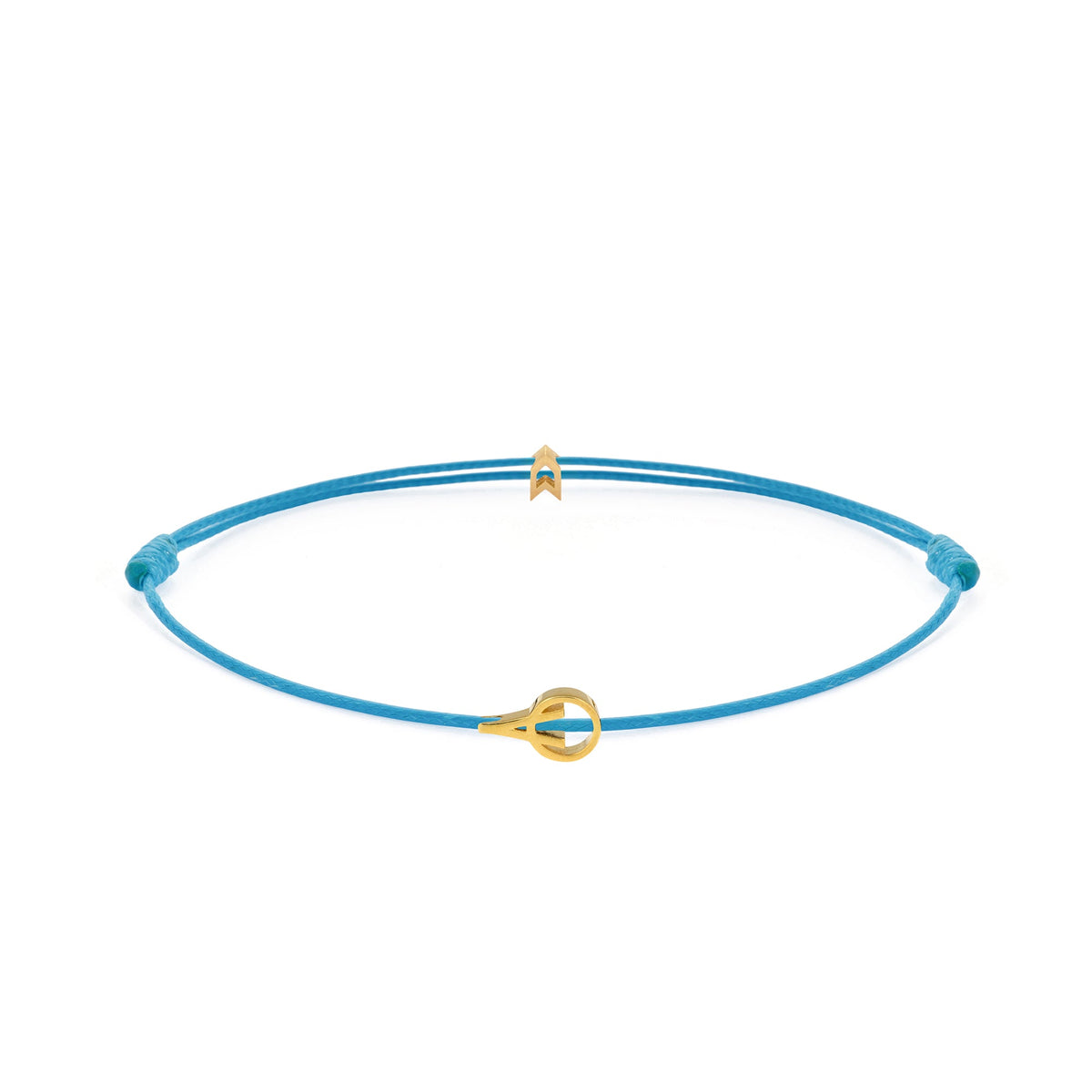 Blue Padel Chance Bracelet In Gold