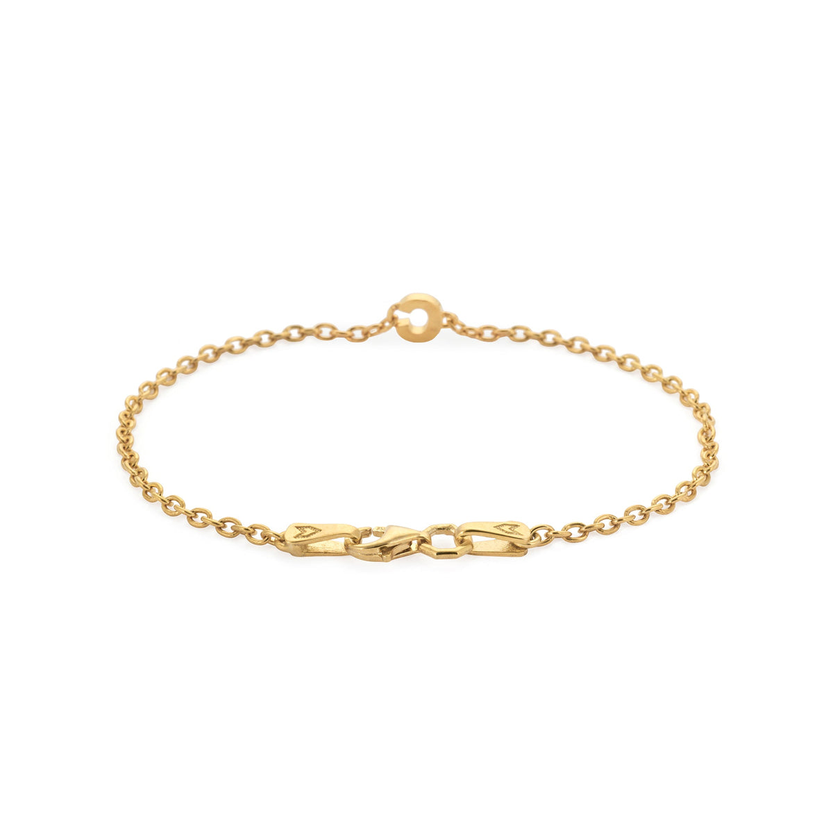 Alphabet Chain Bracelet In Gold