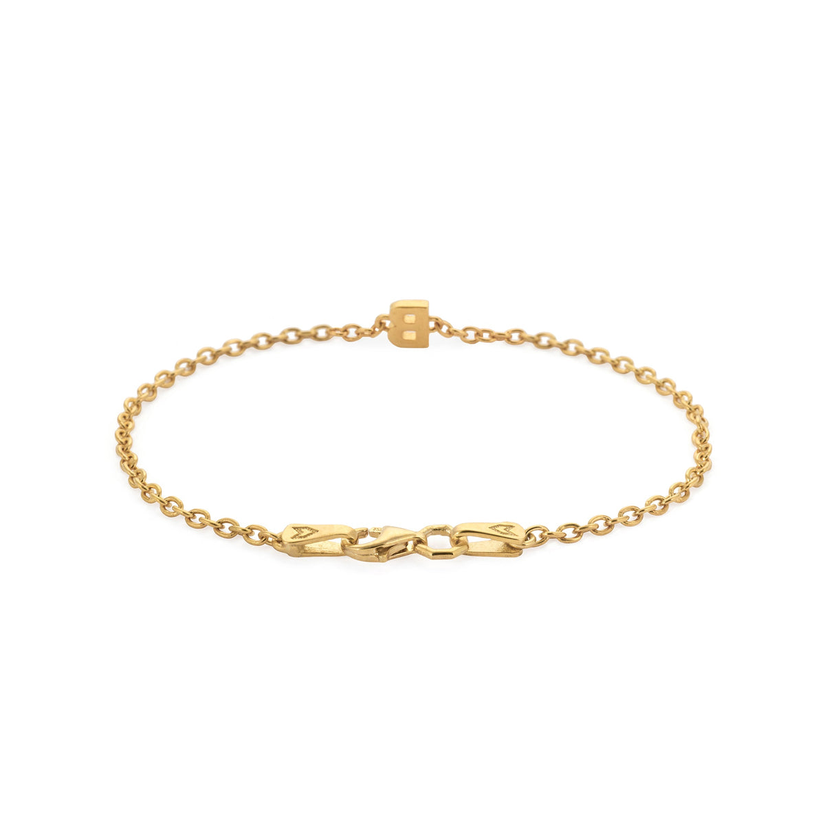 Alphabet Chain Bracelet In Gold