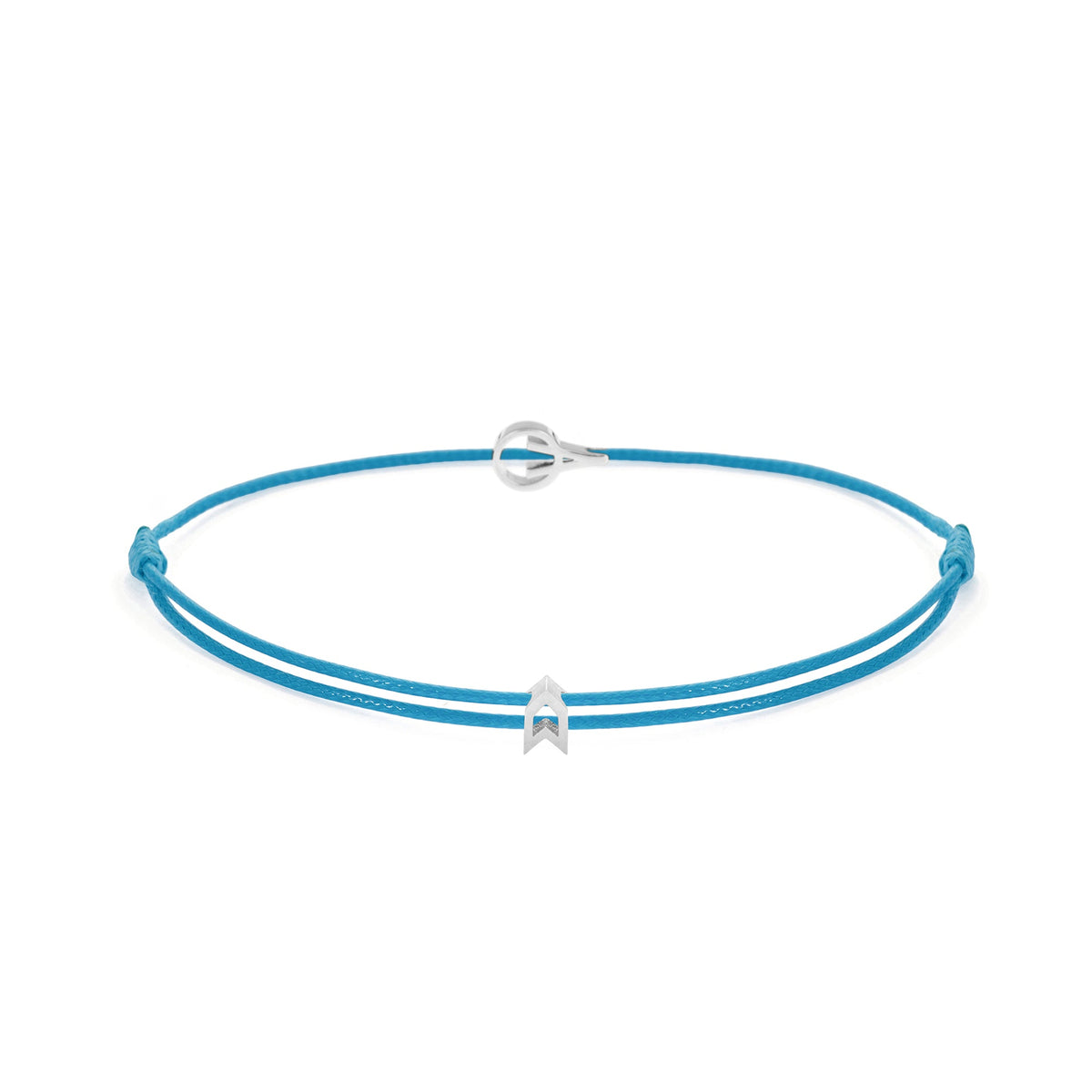 Blue Padel Chance Bracelet In Silver
