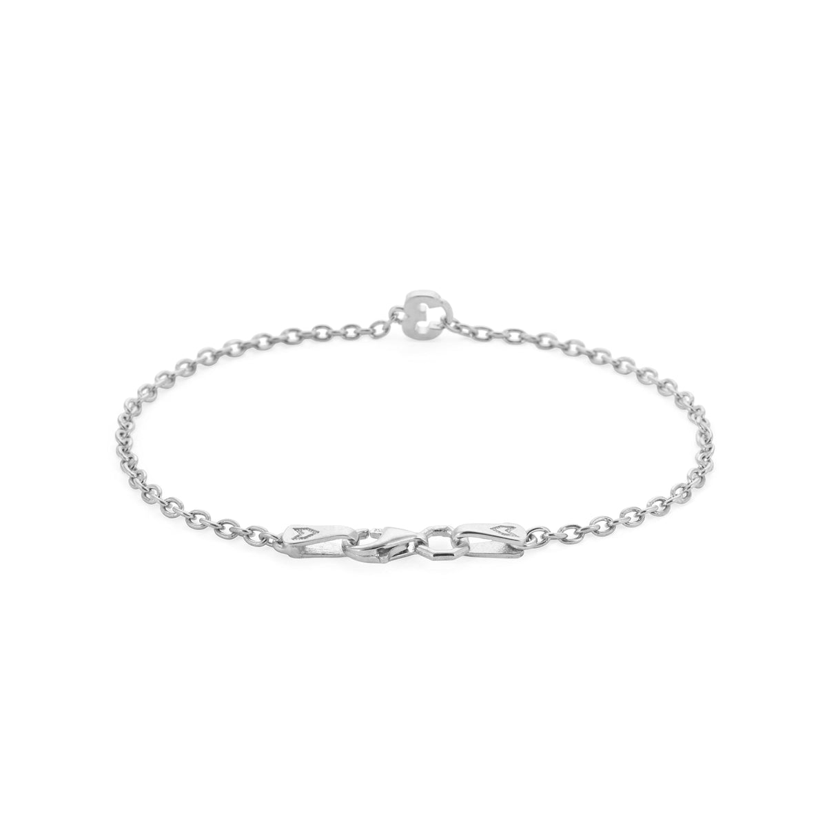 Numeric Chain Bracelet In Silver