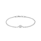 Numeric Chain Bracelet In Silver