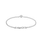 Numeric Chain Bracelet In Silver