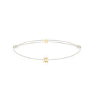Zodiac White Chance Bracelet In Gold